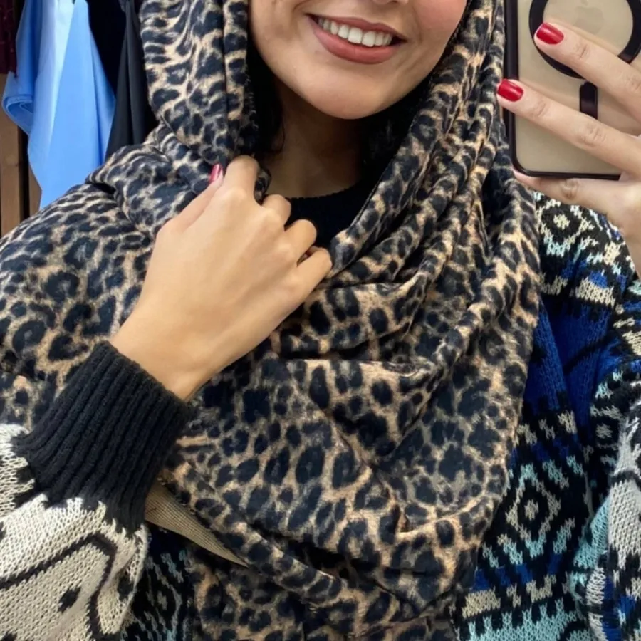 شال مخمل موهر  شیک و سبک