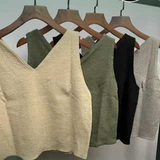 تاپ یقه هفت پفکی