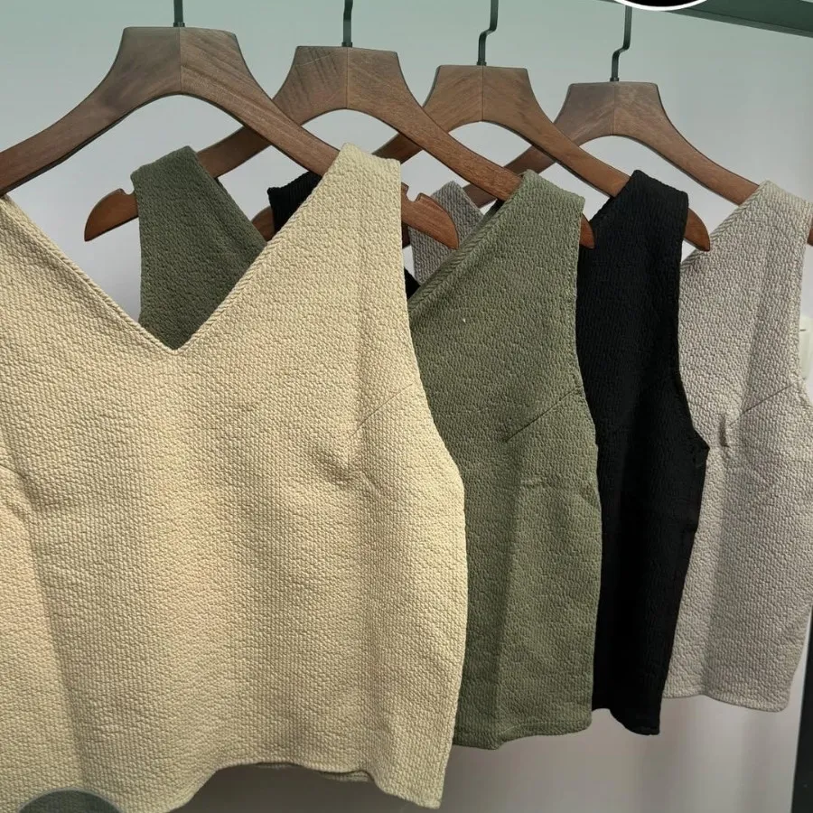 تاپ یقه هفت پفکی