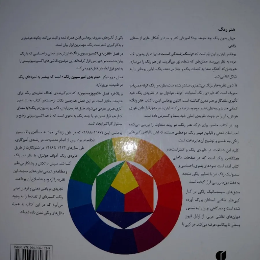 کتاب هنر رنگ اثر ایتن