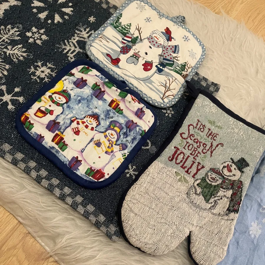 ست آدم برفی آبی