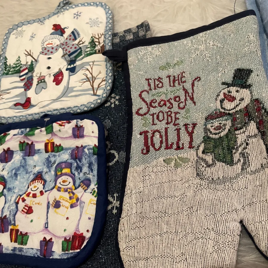 ست آدم برفی آبی