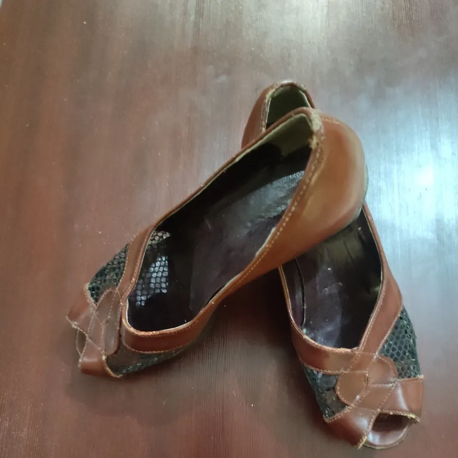 کفش چرم مجلسی تابستانی