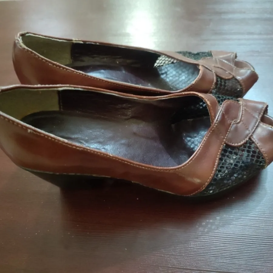 کفش چرم مجلسی تابستانی