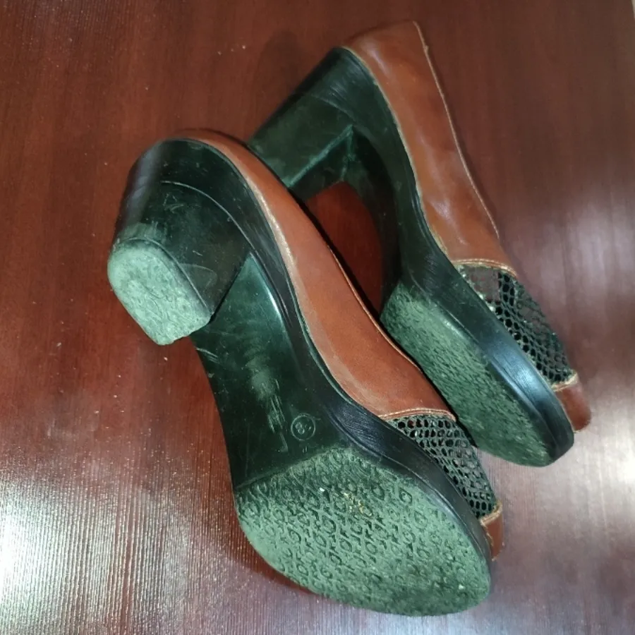 کفش چرم مجلسی تابستانی