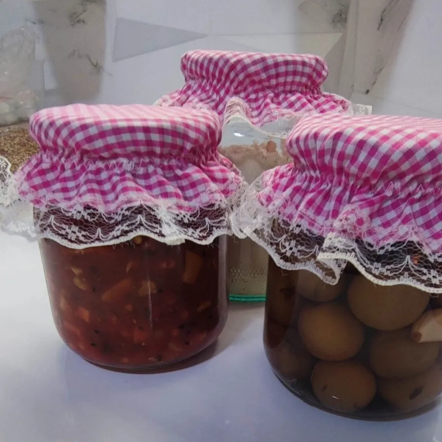 درپوش شیشه مربا ترشی و..