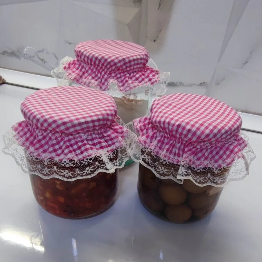 درپوش شیشه مربا ترشی و..
