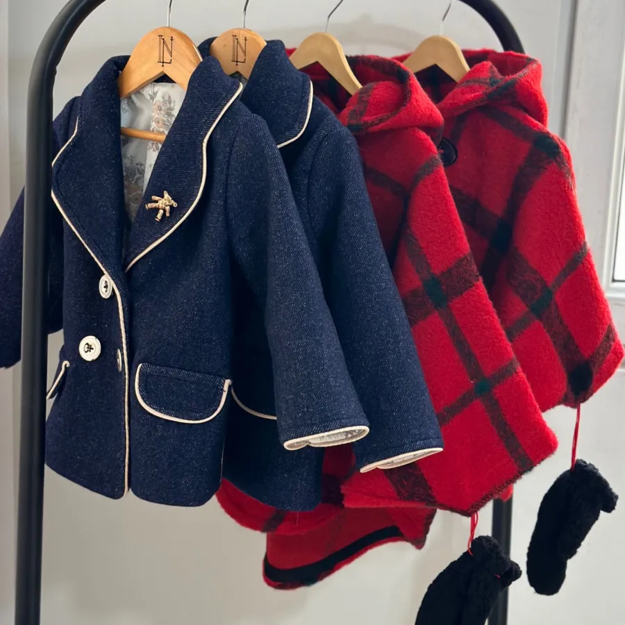 شنل پشمی دستکش دار کودک