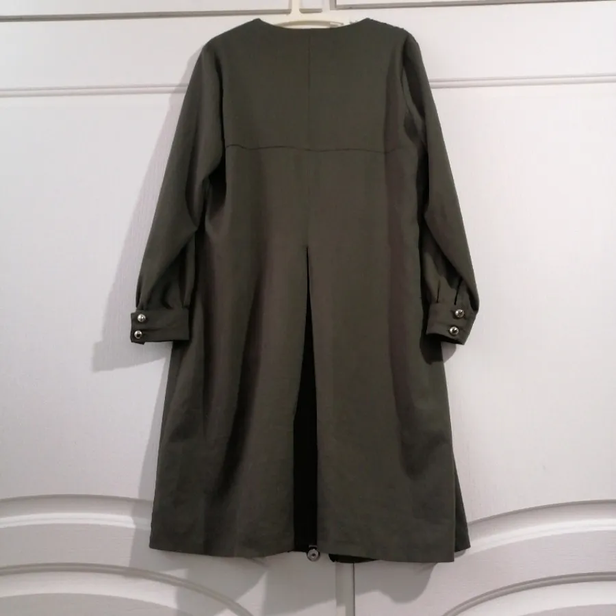 مانتو ترکیبی گیپور سبز