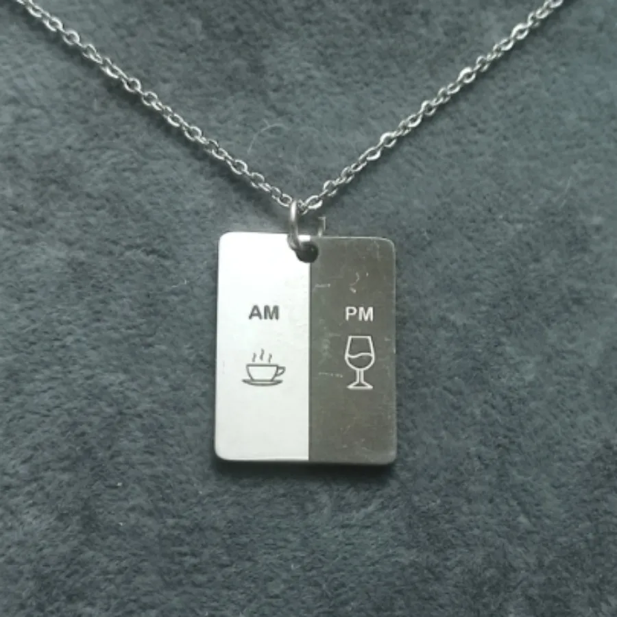 گردنبند استیل رنگ ثابت