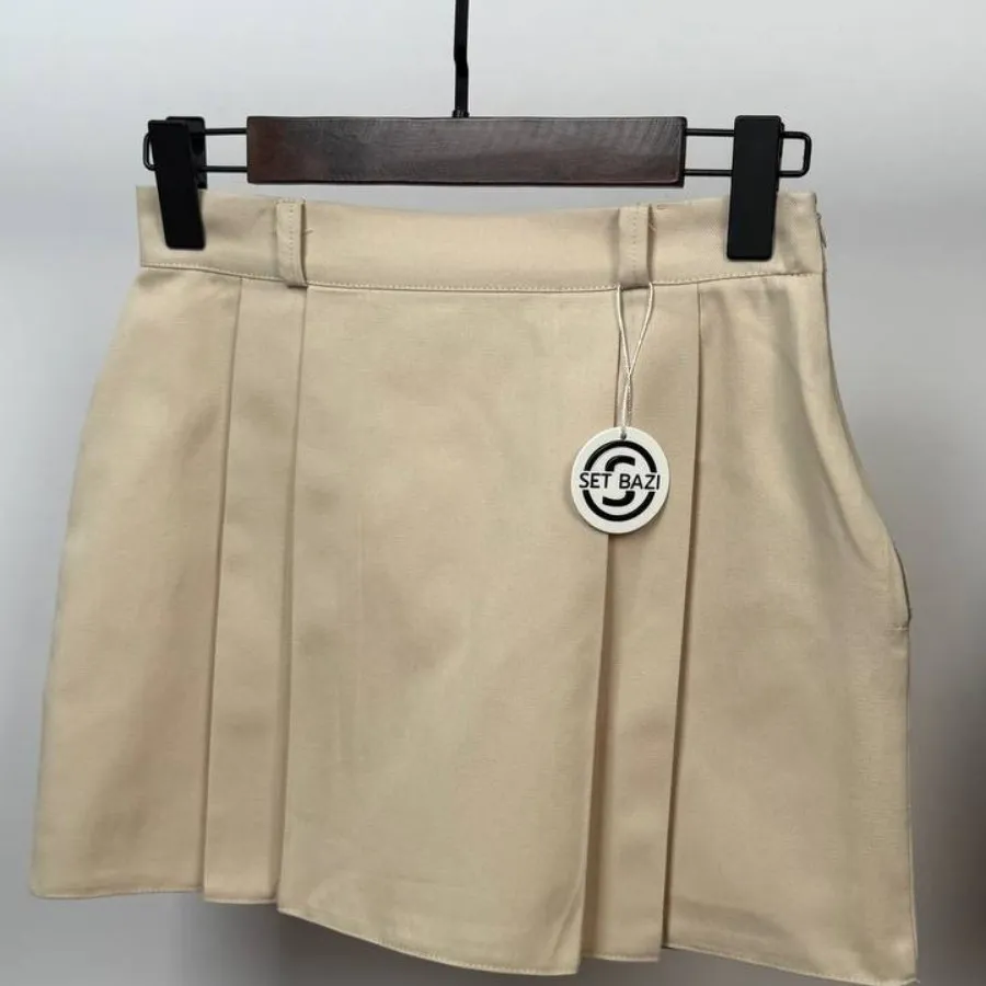 دامن دوپیله کتان