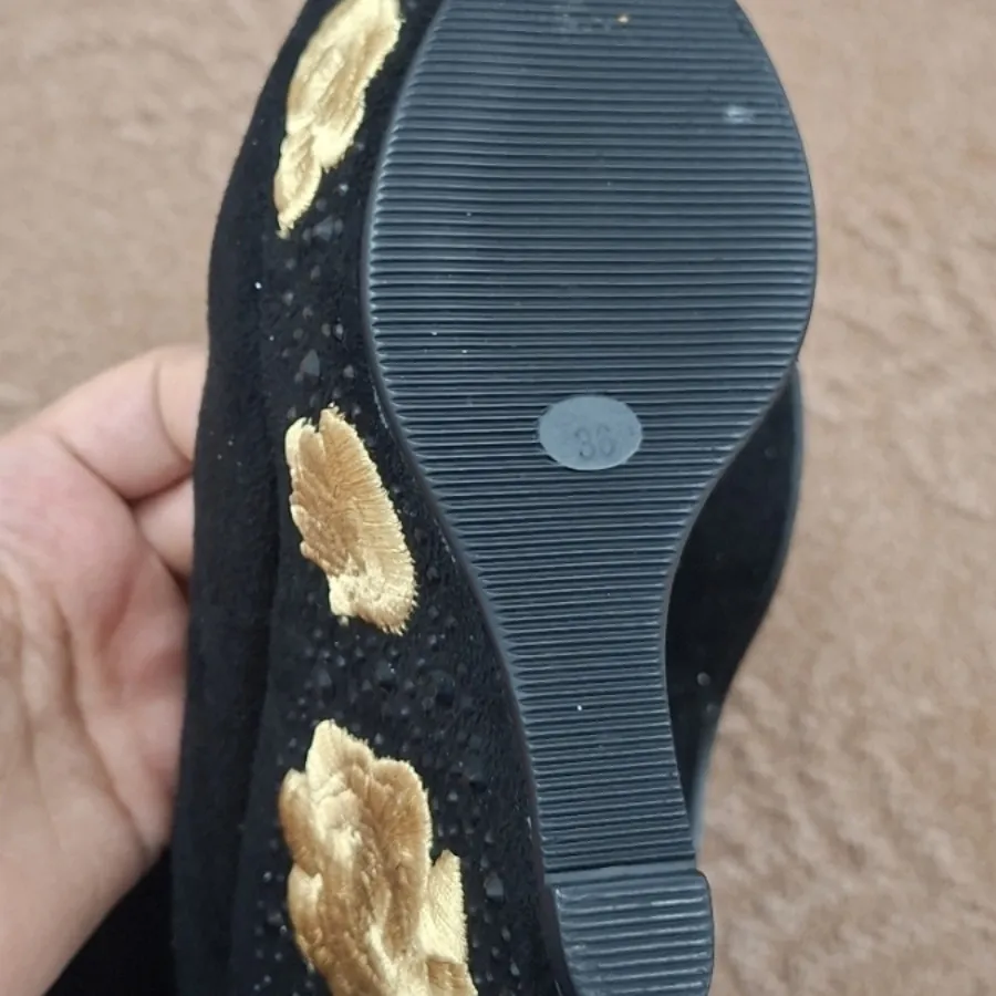 کفش مجلسی پاشنه گلدوزی