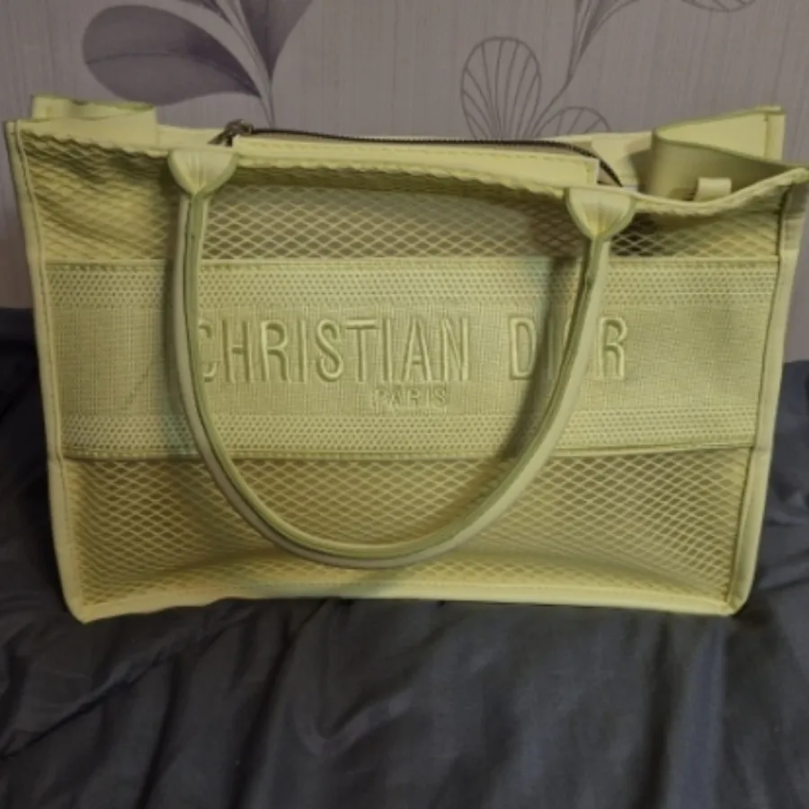 کیف توری زرد