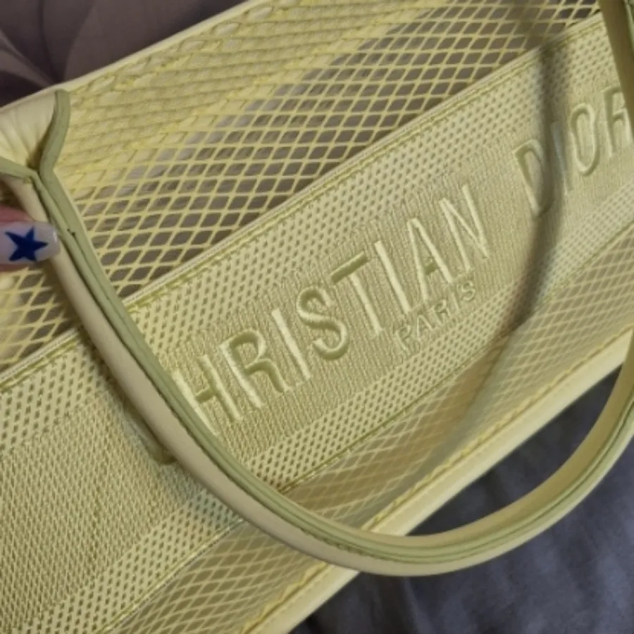 کیف توری زرد