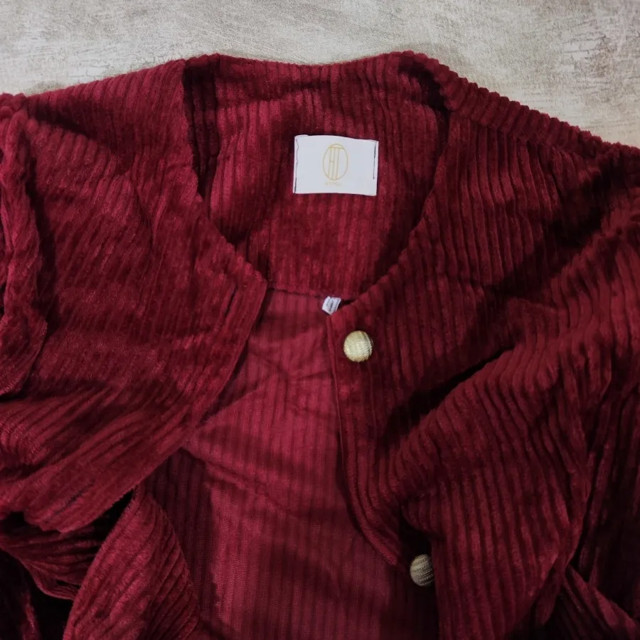 مانتو کبریتی مخمل پاییزه