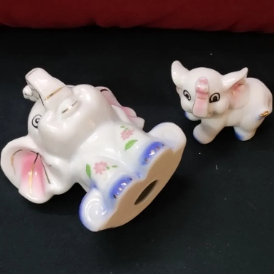 مجسمه چینی فیل قدیمی