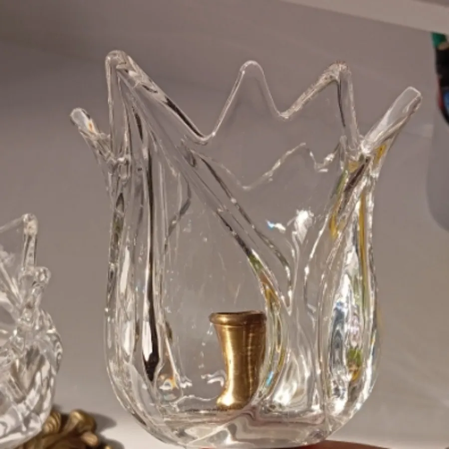 یک جفت شمعدان برنجی