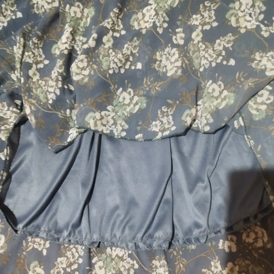 دامن کاوش حریر آستردار