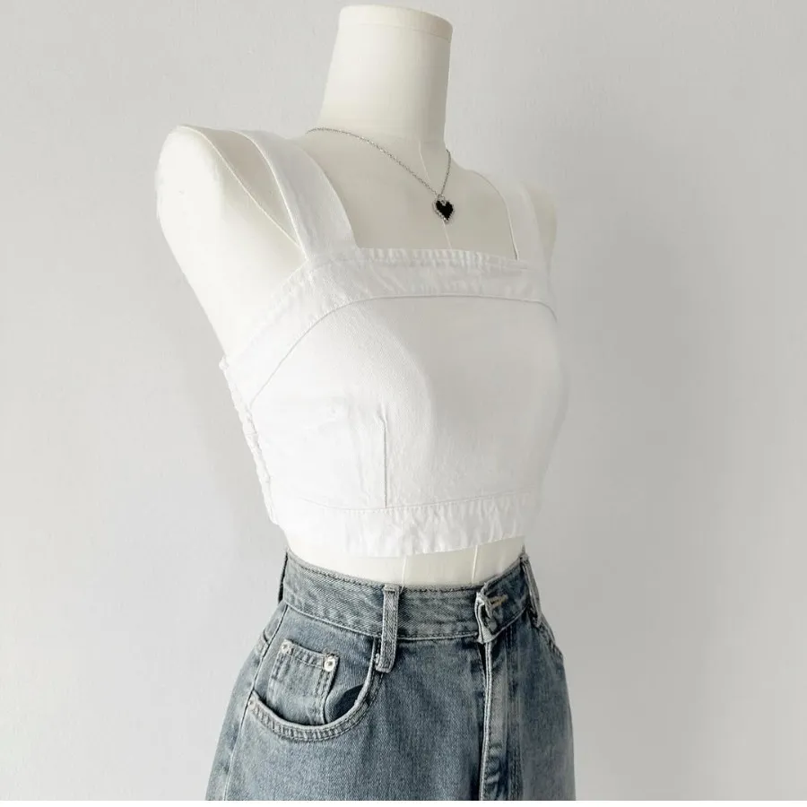 کراپ جین سفید وارداتی ترک