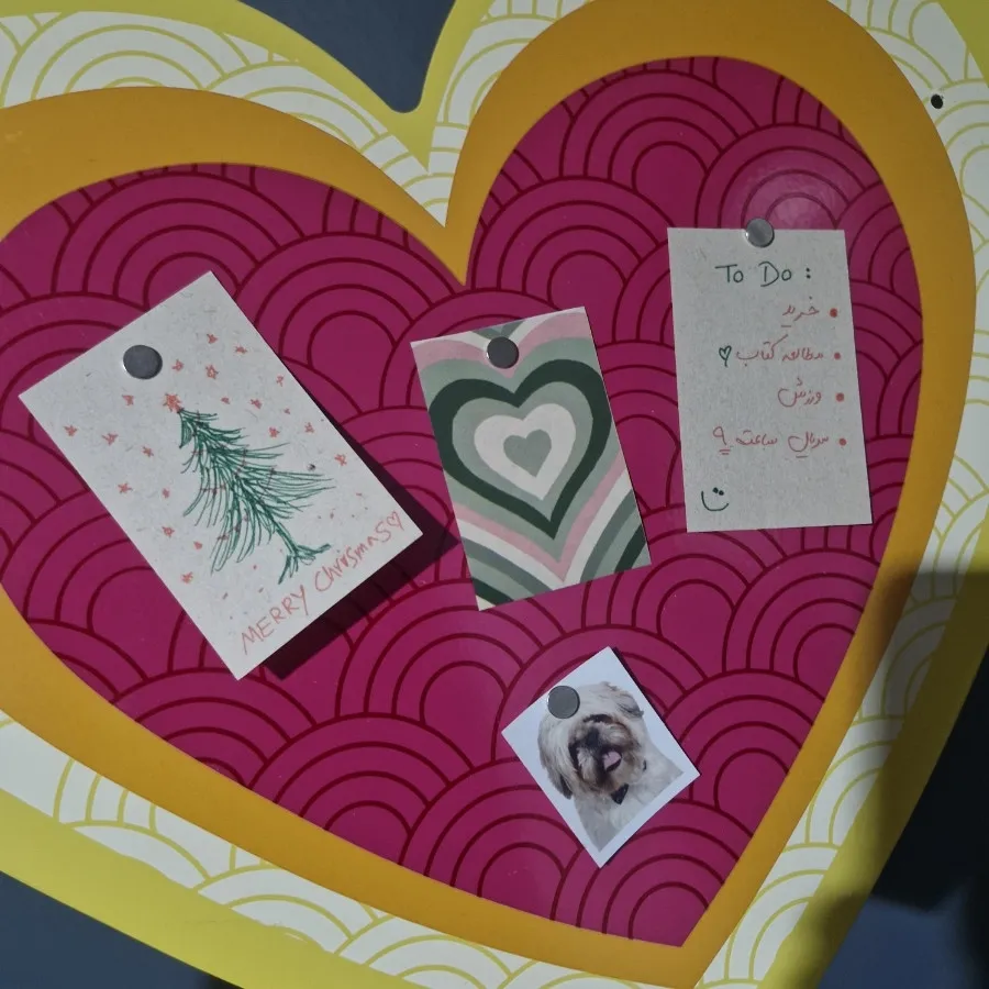 برد فلزی وینتیج قلبی