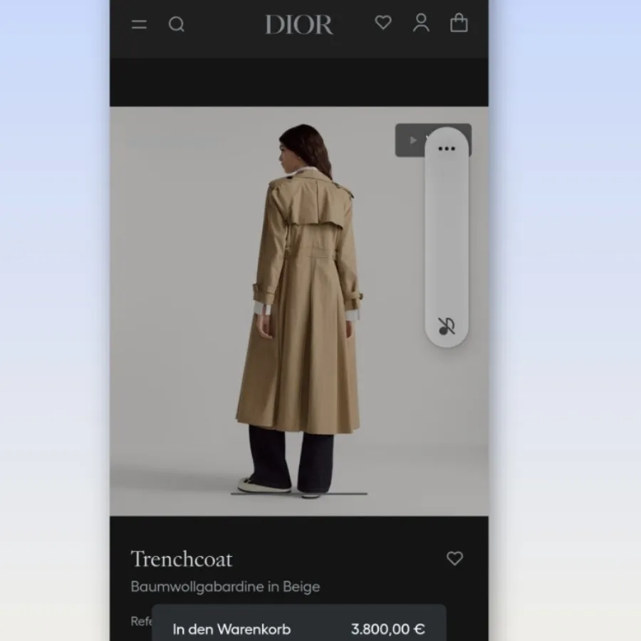 ترنچکت کریستین دیور dior