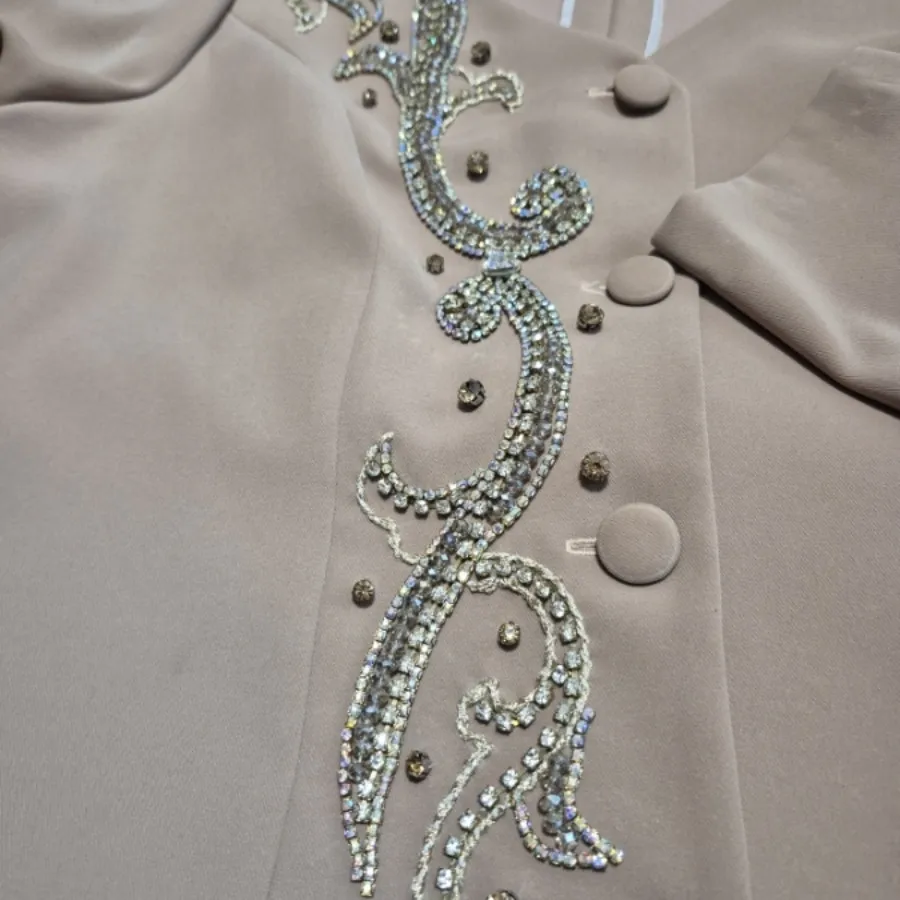 کت ودامن نسکافه ای کاردست