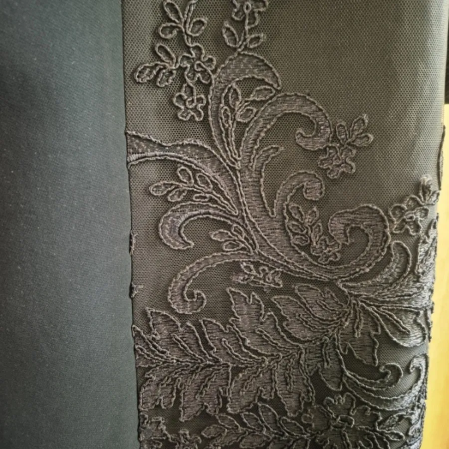 مانتو شلوار کرپ/دانتل