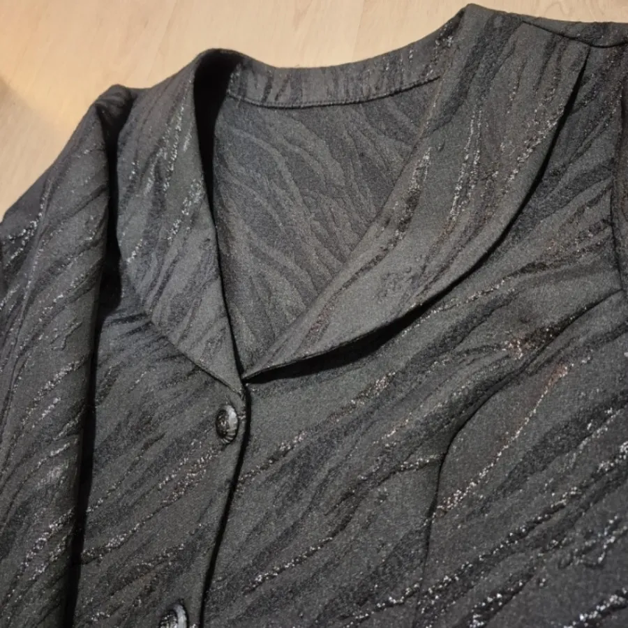 مانتو دامن ژاکارد مشکی