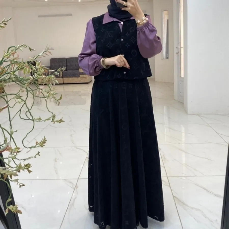 جلیقه دامن با شومیز