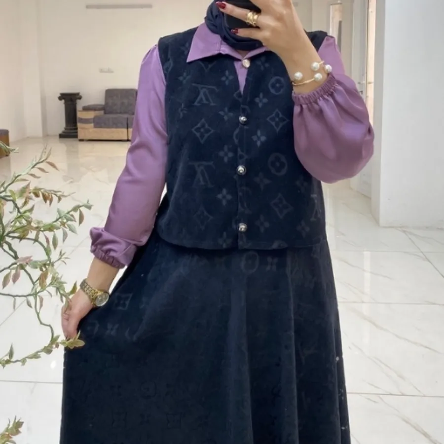 جلیقه دامن با شومیز