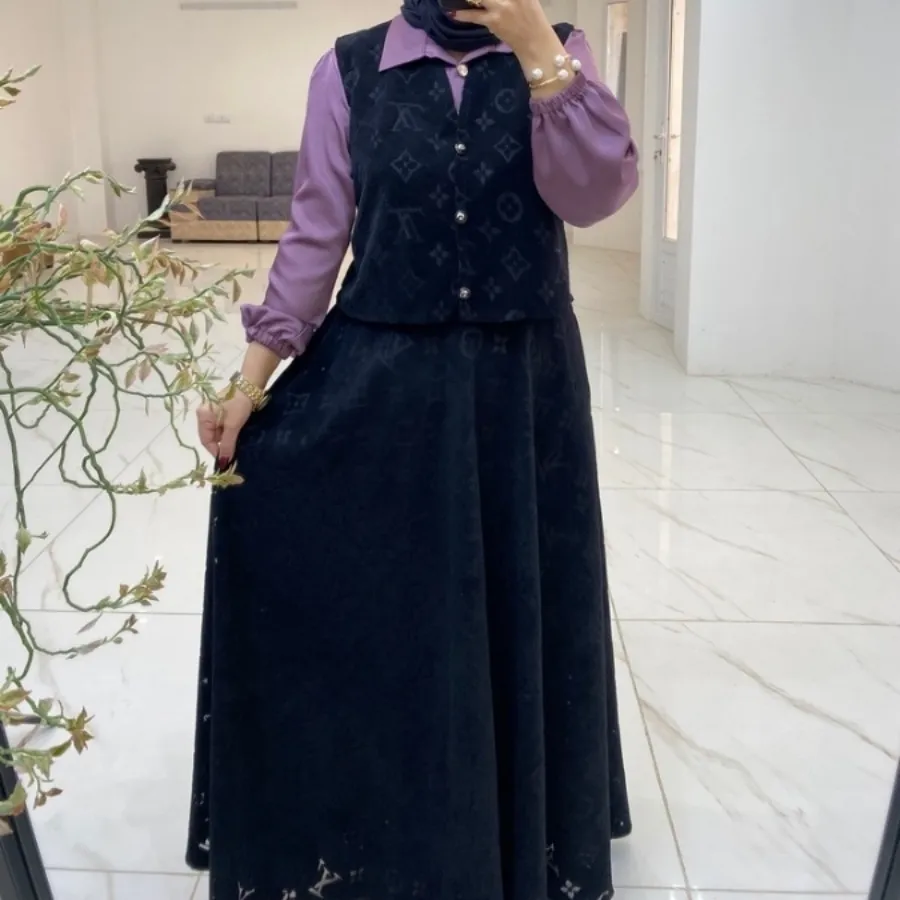 جلیقه دامن با شومیز