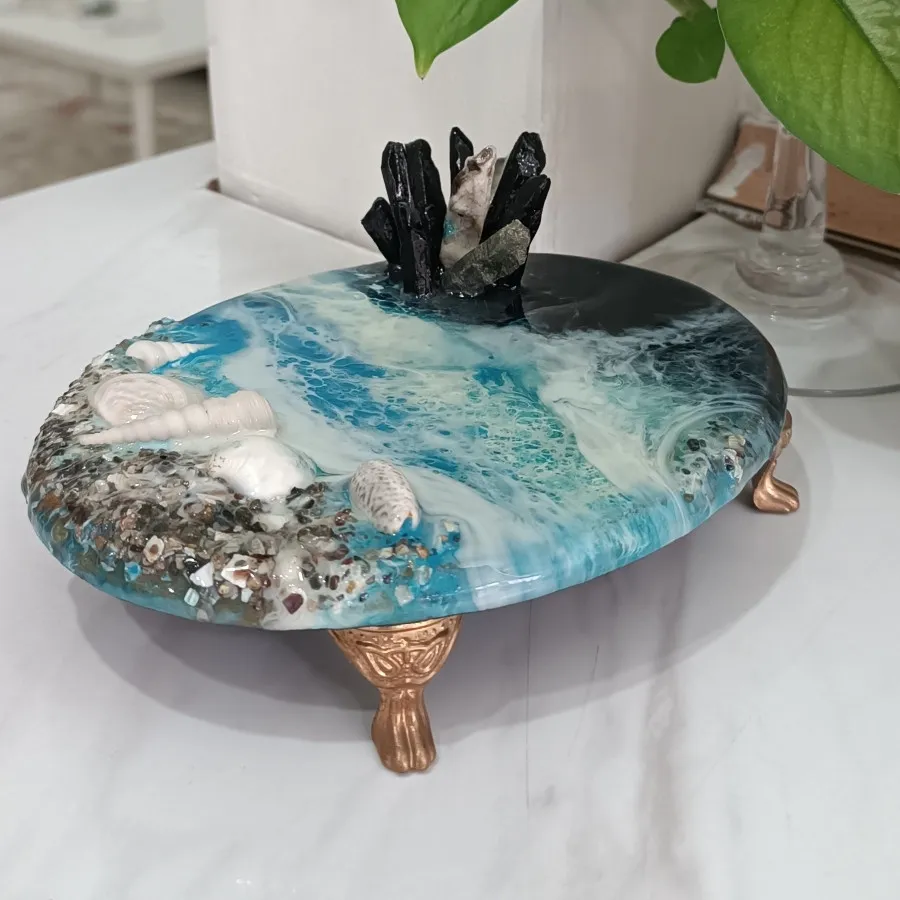 ظرف رزینی دریا و صدف