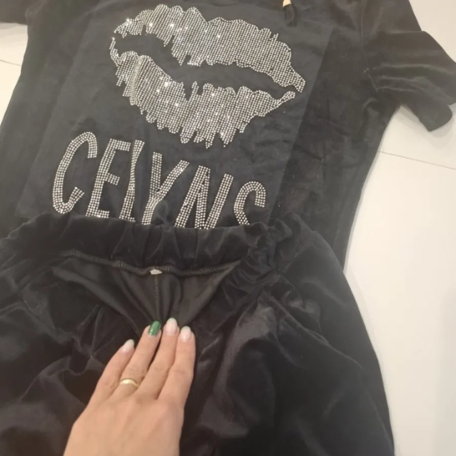 ست تیشرت شلوار مخمل