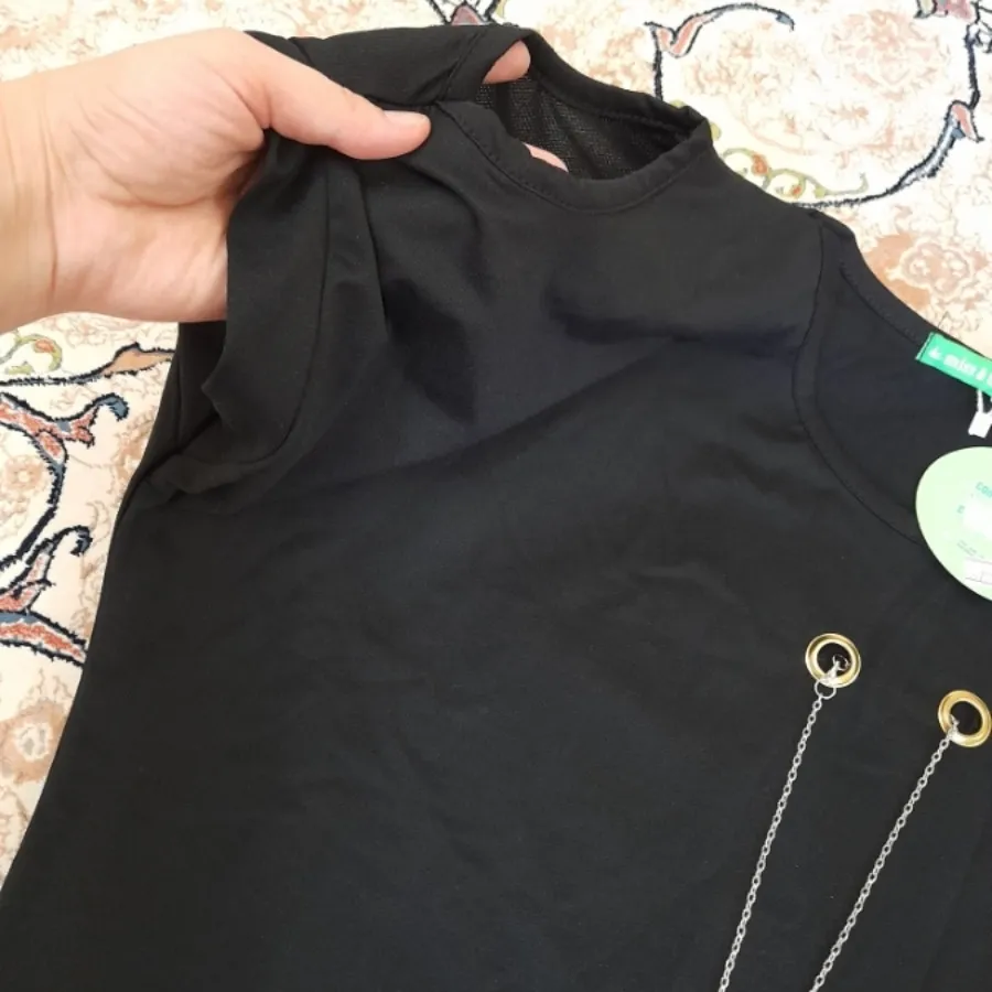 تاپ تیشرت مشکی نو