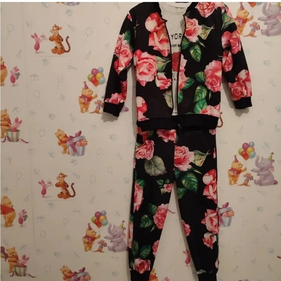 سویشرت شلوار گل مجلسی