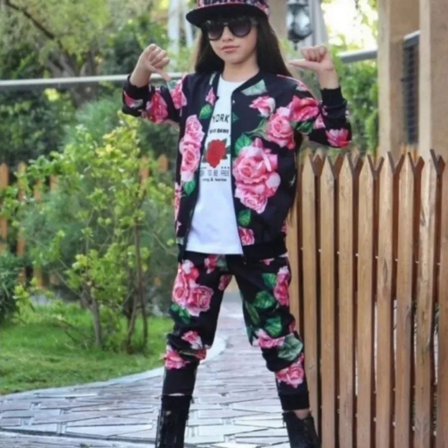 سویشرت شلوار گل مجلسی