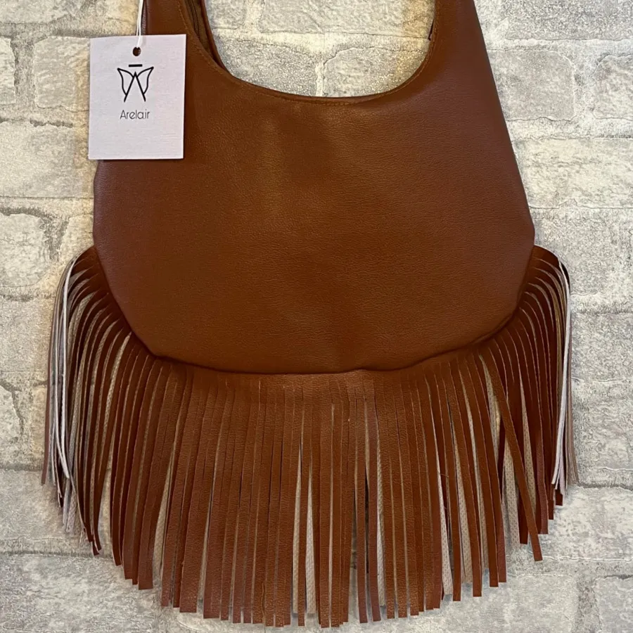 کیف کاراملی چرم