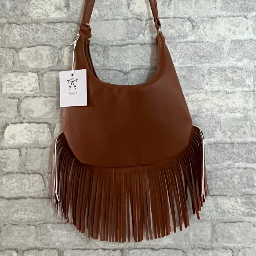 کیف کاراملی چرم