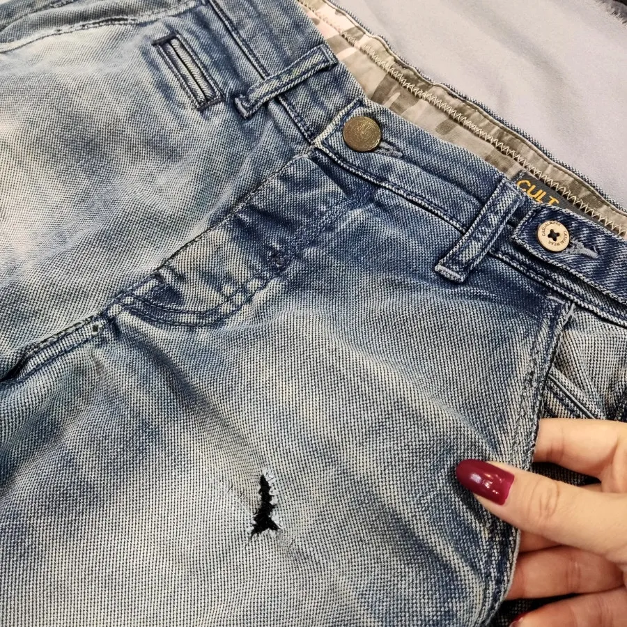 شلوار جین مردانه زاپدار