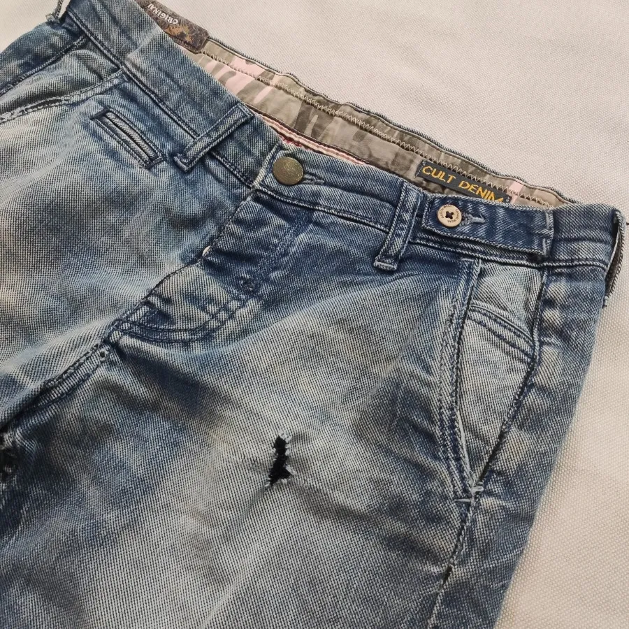 شلوار جین مردانه زاپدار