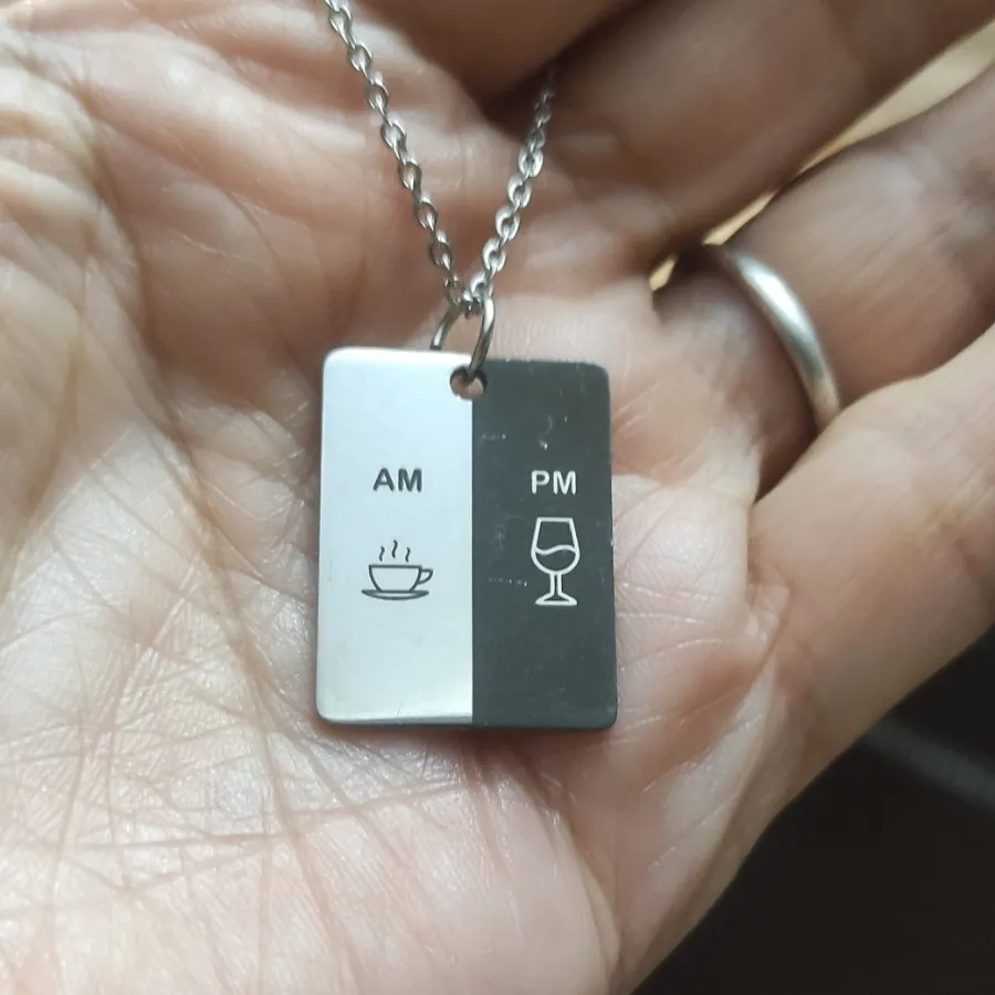 گردنبند استیل رنگ ثابت