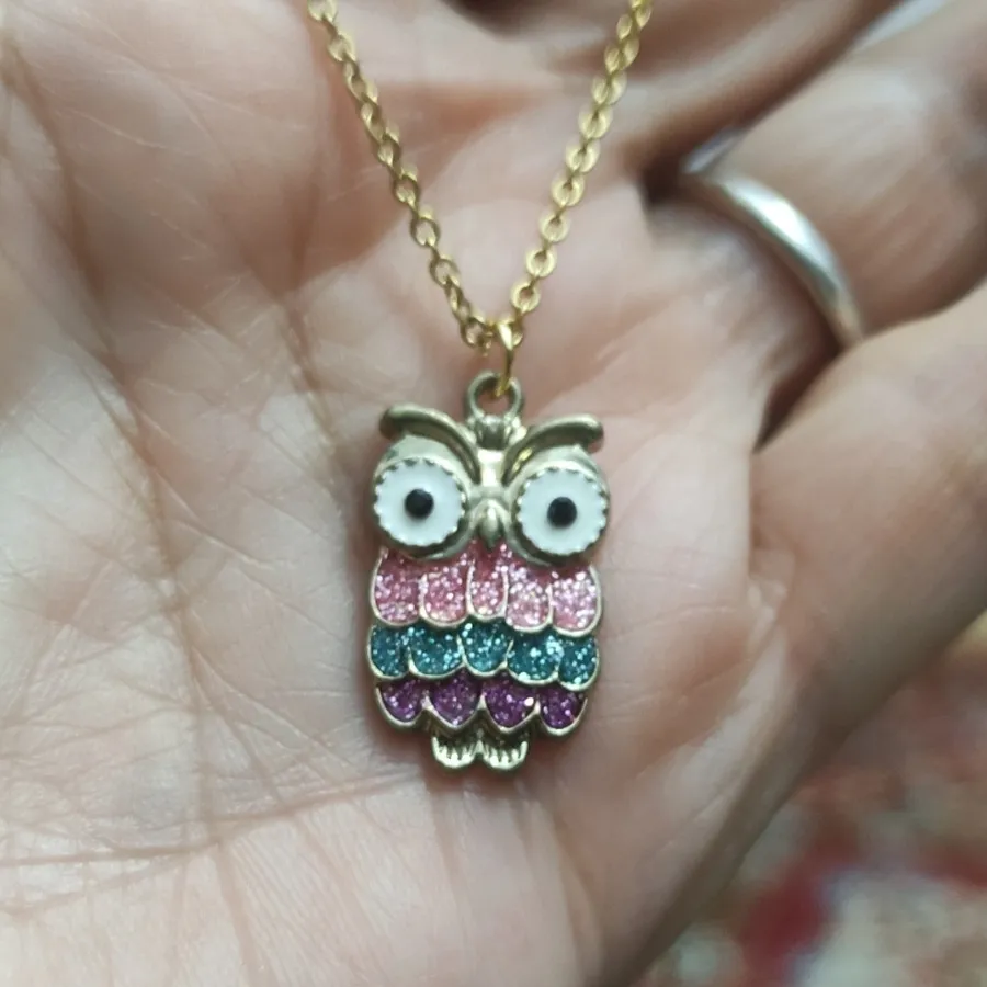 گردنبند جغد زیبا