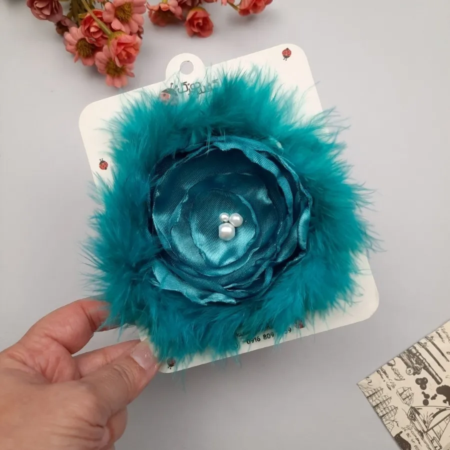 گل پارچه ای دستساز(4تایی)