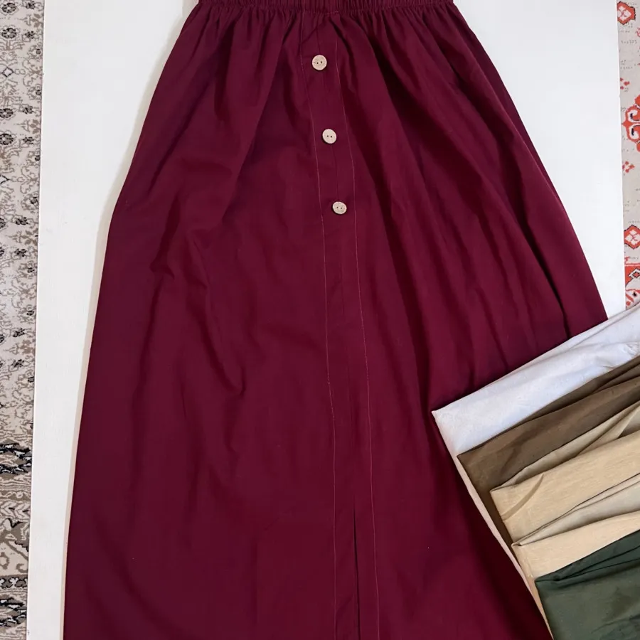 دامن لینن جلوچاک