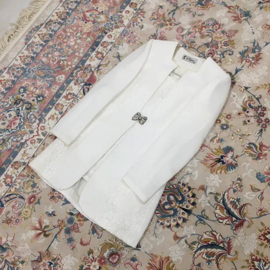 کت وشلوارسفید عقد عروس