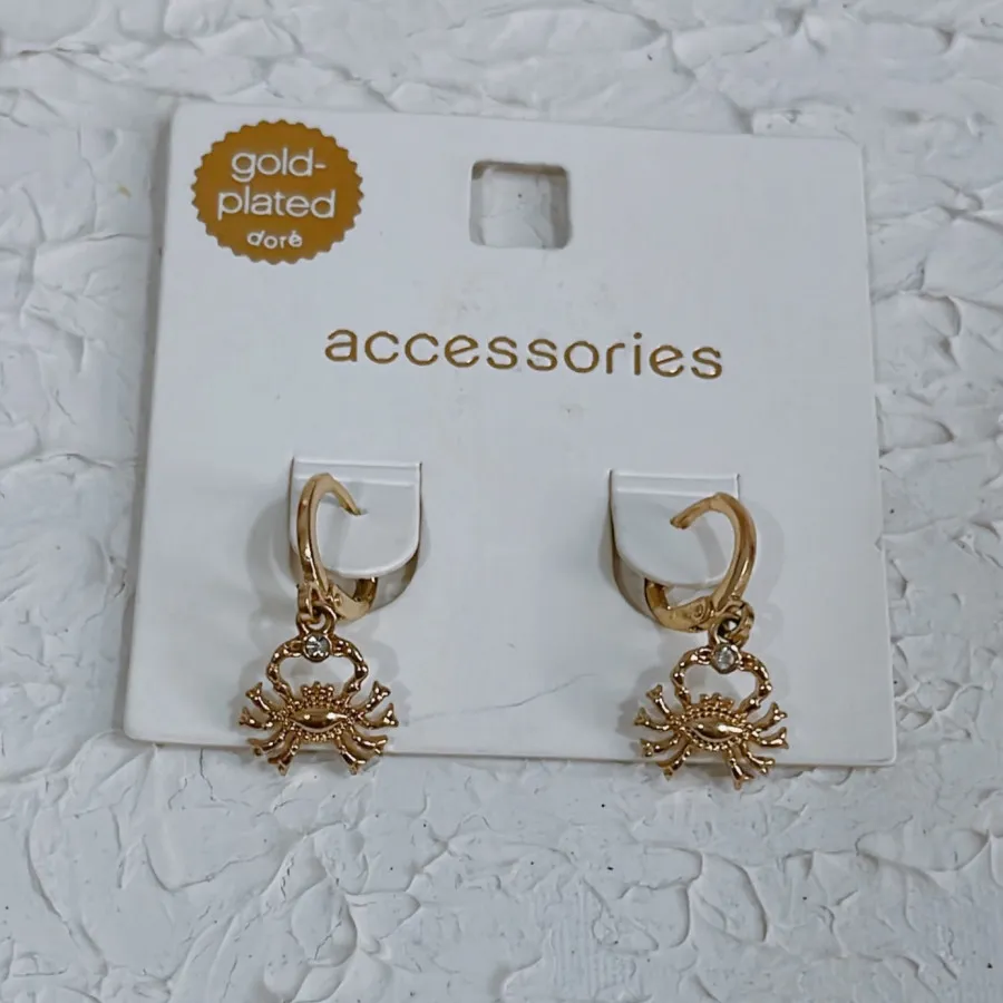 گوشواره آبکاری طلا