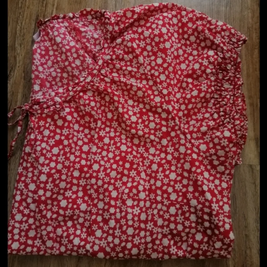 پیراهن نخی آستین کوتاه