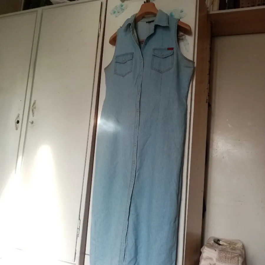 پیراهن جین بلند