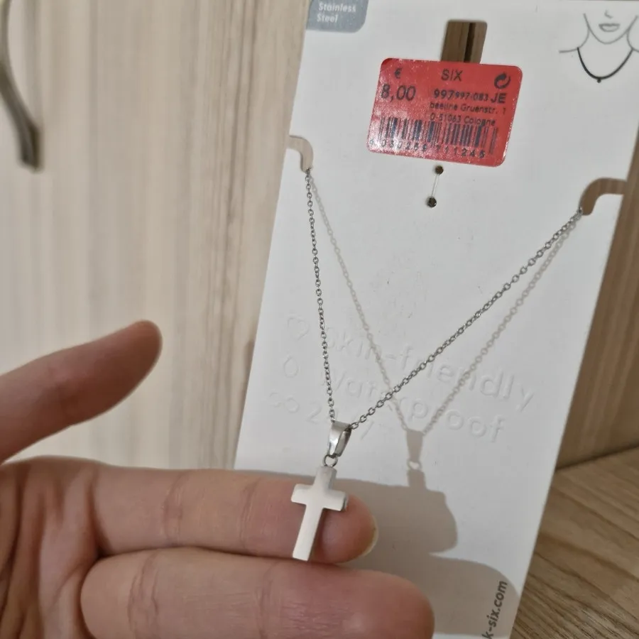 گردنبند صلیب استیل برند