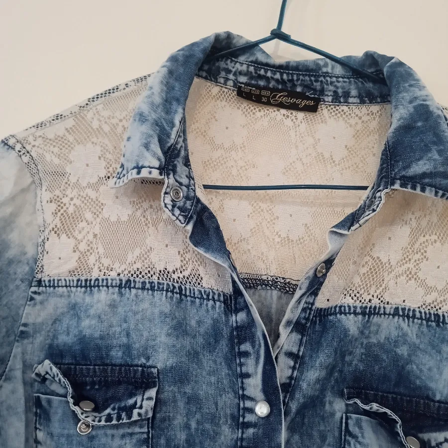 مانتو جین کاغذی ترک